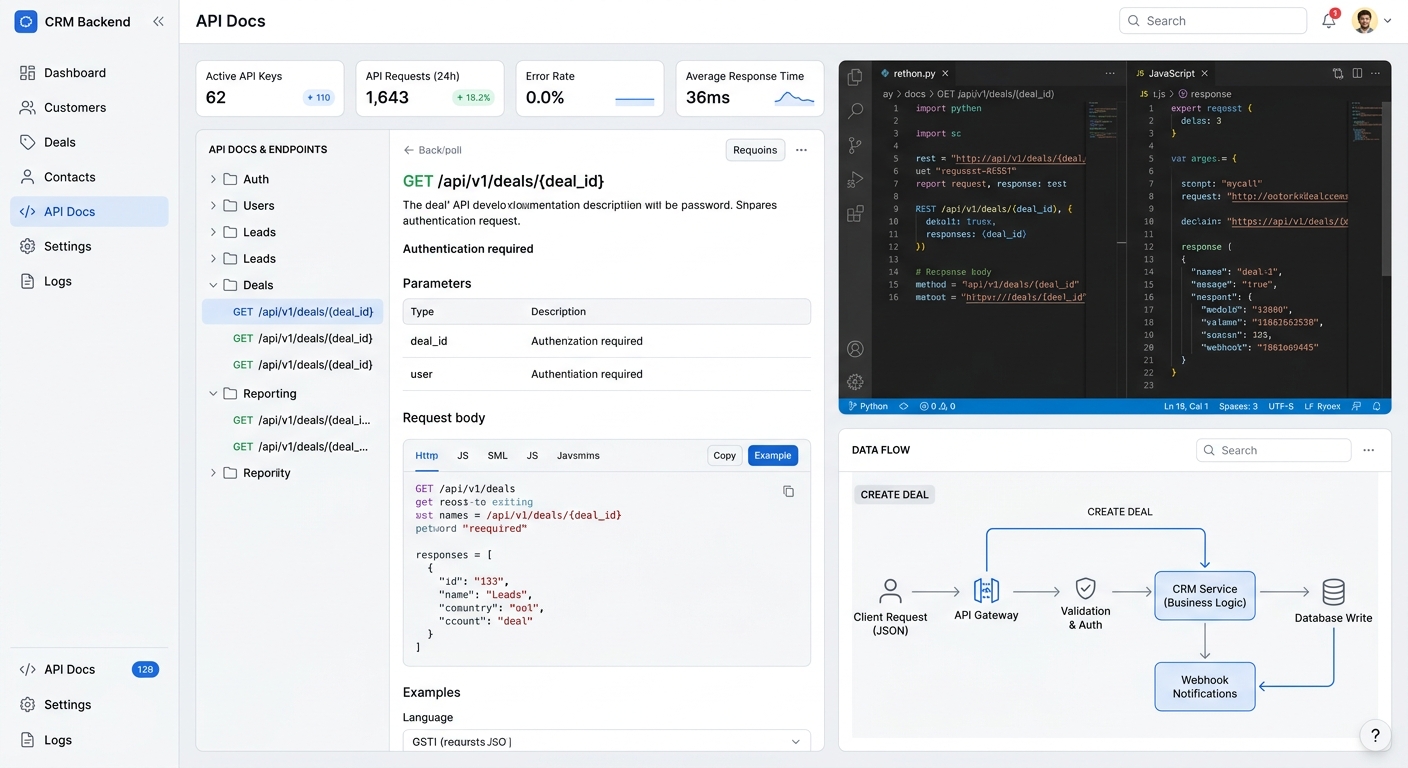 Backend CRM library